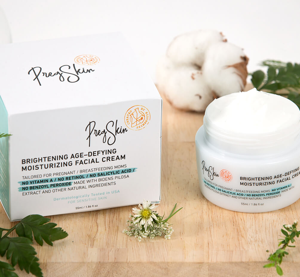 PregSkin Brightening Age-Defying Moisturizing Facial Cream